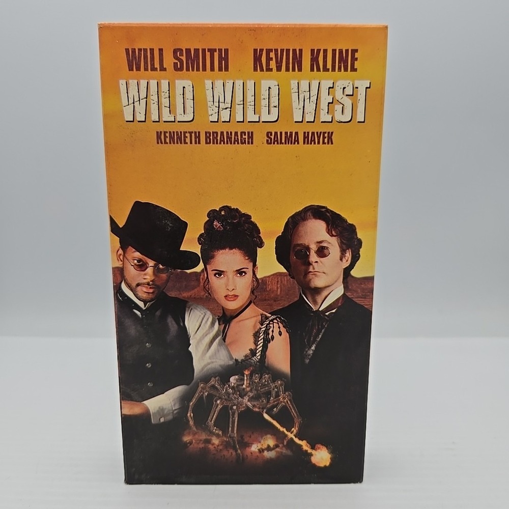 Wild Wild West VHS 1999 Will Smith Kevin Kline Salma Hayek Warner Home Video